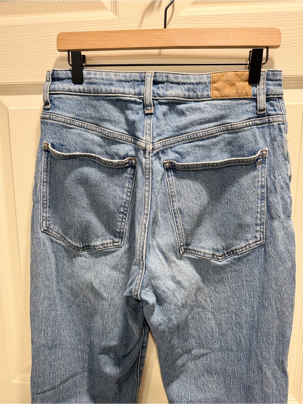 Madewell Curvy 90s Straight Jeans Size 30 High Rise Light Wash Denim Vintage Fit - Picture 10 of 13